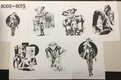 BODS-N-BOTS by Mike Roberts Art Portfolio 1989 - Image 2